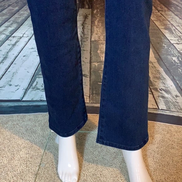 Betabrand Yoga Denim in Dark Indigo Straight Leg Style - Picture 4 of 8